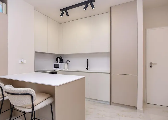 Beachfront With Private Garage And Amazing Balcony With Seaview Apartment